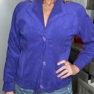Vintage 1980’s Lilli Ann Collections ultra suede Jacket
